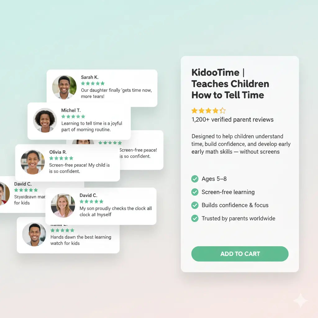 Timely Kids® Grey Camo Rainbow Time Teacher Watch