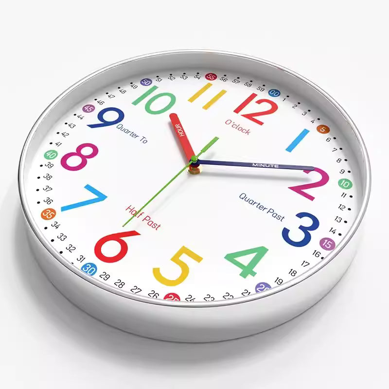 Timely Kids Educational Wall Clock